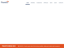 Tablet Screenshot of finantix.com